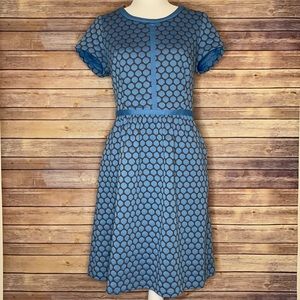Boden Dresses | Boden Clementine Jacquard Dress | Size 10L | Blue